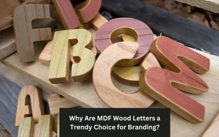 Why Are MDF Wood Letters a Trendy Choice for Branding?