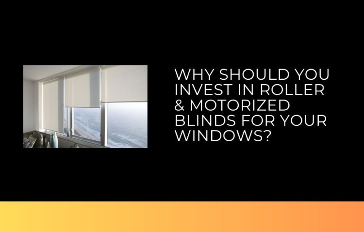 Why Should You Invest in Roller & Motorized Blinds for Your Windows?